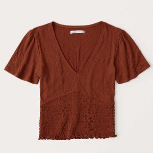 Abercrombie Smocked Top